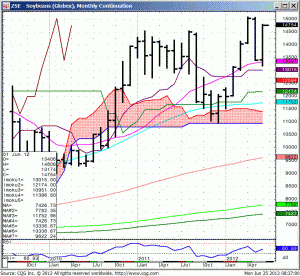 WhiteWave's Soybean Futures Monthly Continuation Chart